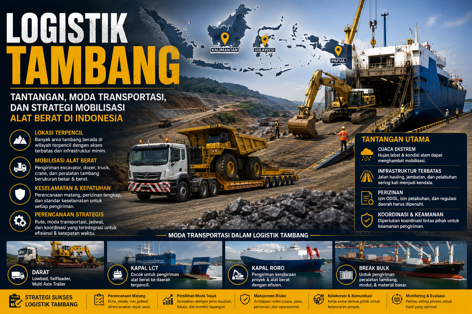 logistik tambang dll